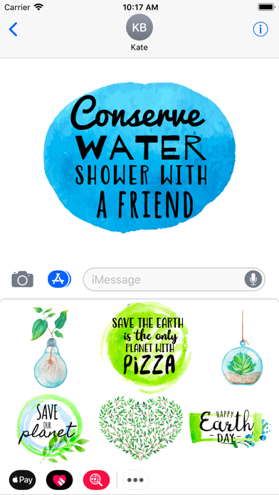 Ecology on Earth Day Stickers screenshot 2