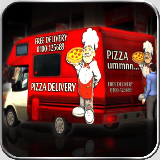 Pizza Delivery Simulator : Crazy City Food Free Transport Game Icon