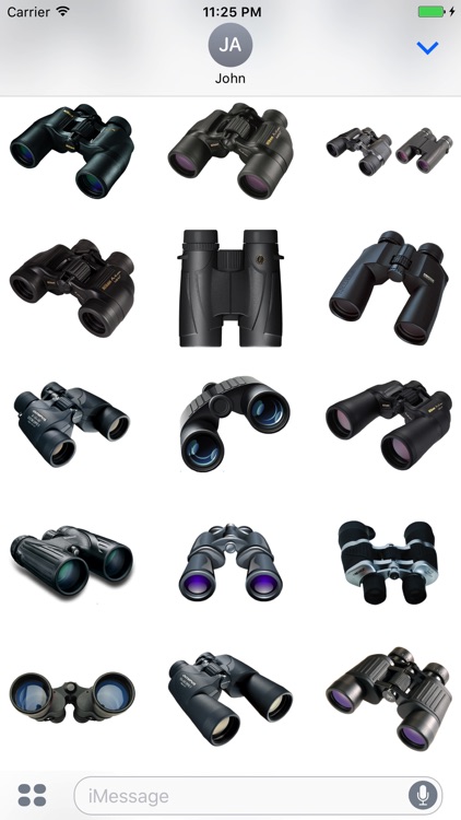 Binocular Stickers