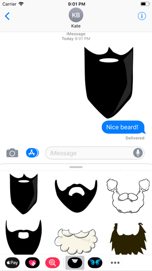 Fun-Beard-Stickers!