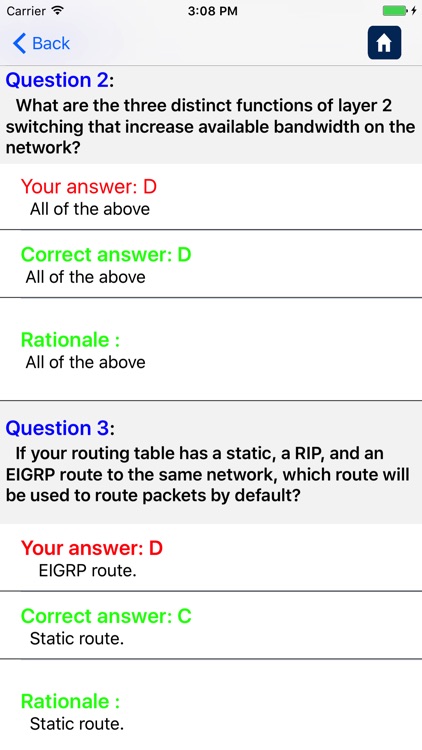 CCENT 640-822 Exam Quiz screenshot-3