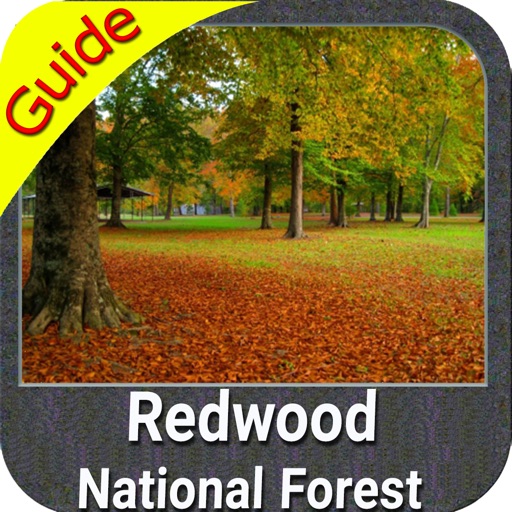 Redwood National Park gps and outdoor map icon