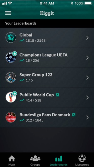 Kiggit: social footie betting(圖3)-速報App