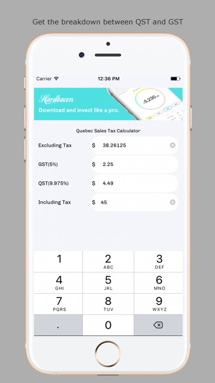 Quebec Sales Tax Calculator