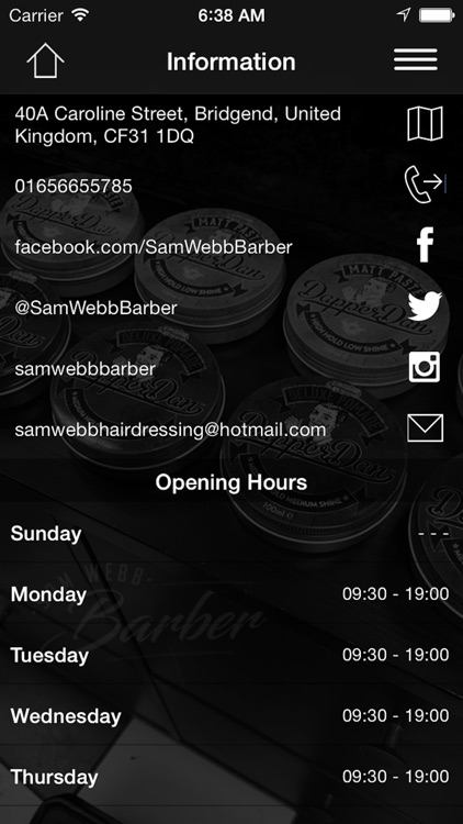 Sam Webb Barber