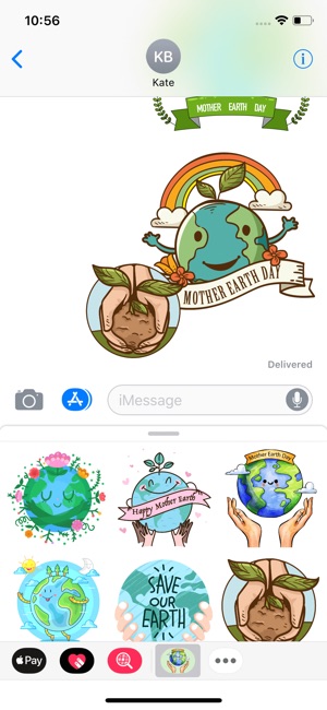 Cute Mother Earth Day Stickers(圖2)-速報App