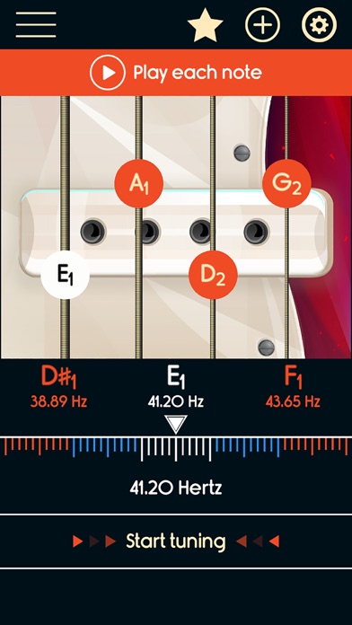 Bass Guitar Tuner Master screenshot 3