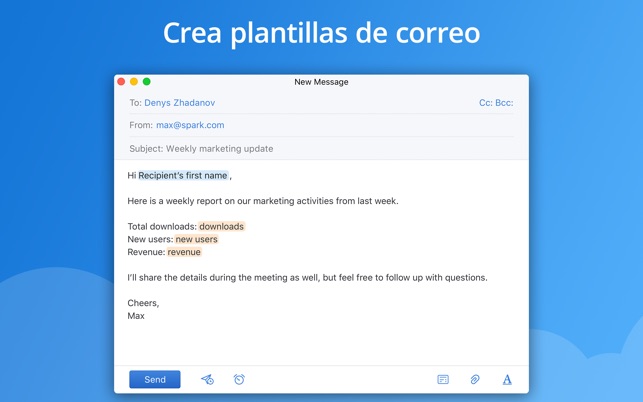 El mejor cliente de correo electrónico y calendario para mac con soporte de intercambio.