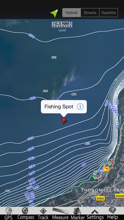 Lake Geneva GPS Nautical Chart