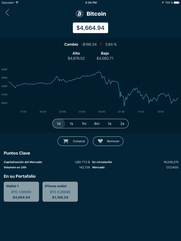 Mighty Market cryptocurrencies screenshot 2