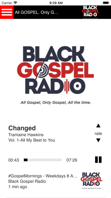 How to cancel & delete Black Gospel Radio from iphone & ipad 1