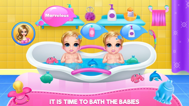 New Born Twins Caring screenshot-3