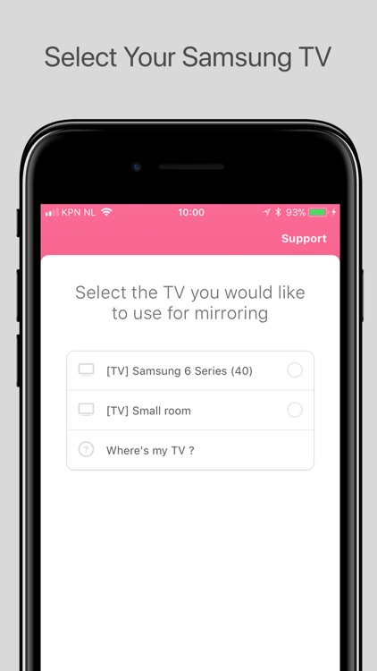 Mirror for Samsung TV