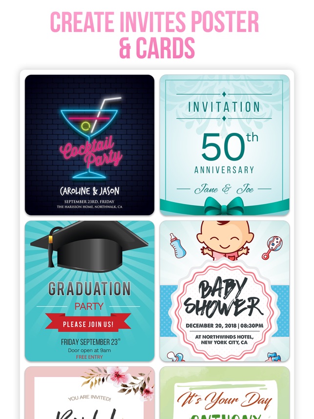 invitation maker invite maker on the app store