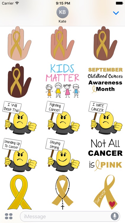 Childhood Cancer Stickers