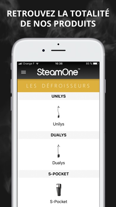 SteamOne, défroisseur vapeur screenshot 2