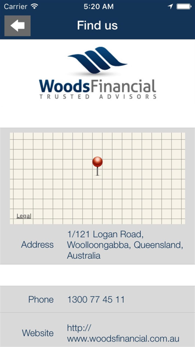 Woods Financial screenshot 2