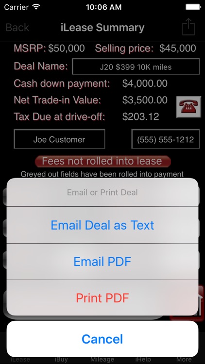 iLeaseMyCar Pro screenshot-6