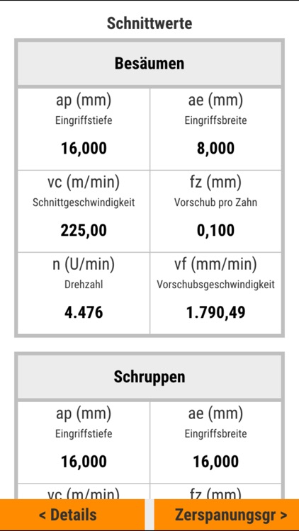 INOCUT – Cutting-Data screenshot-4