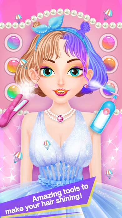 Princess Hair Salon & Dressup screenshot 2