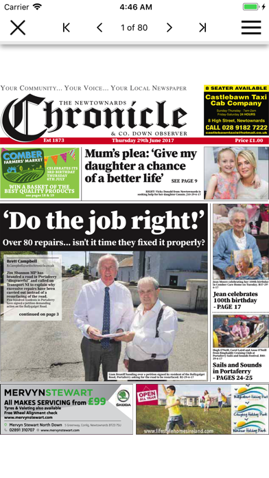 How to cancel & delete Newtownards Chronicle from iphone & ipad 2
