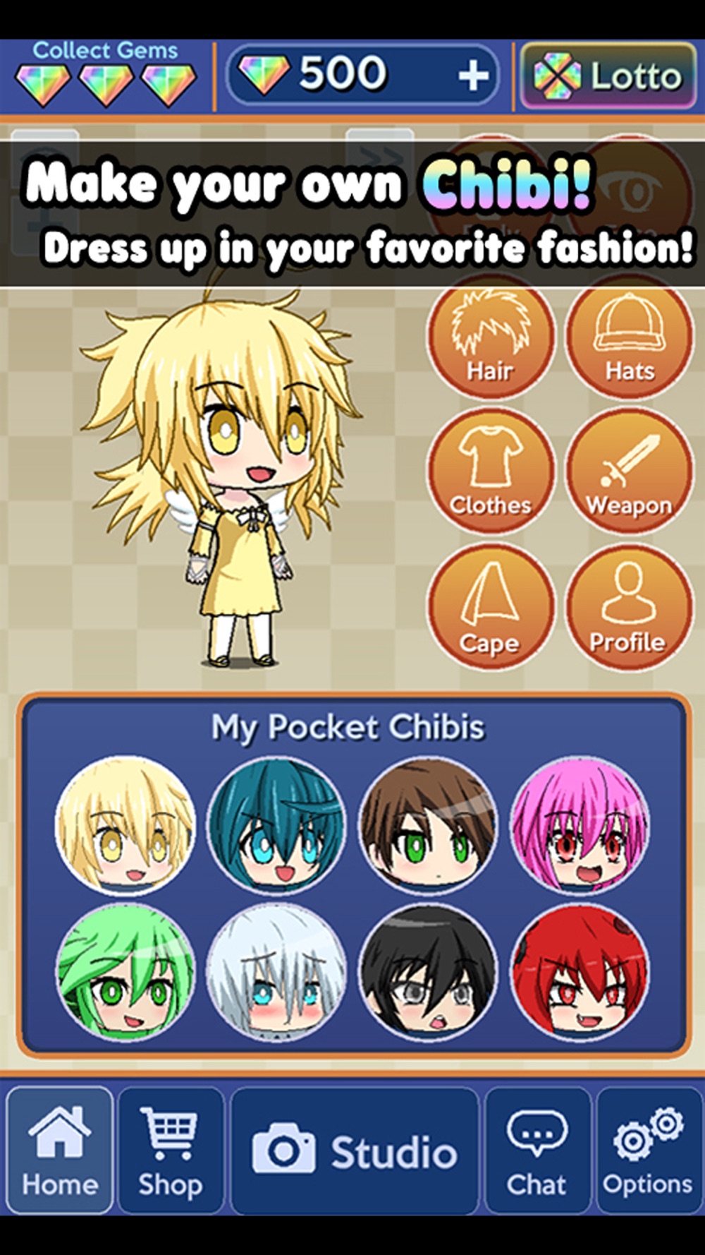 Pocket Chibi - Anime Dress Up hack tool
