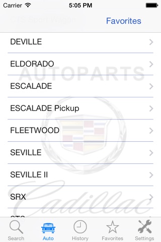 Autoparts for Cadillac screenshot 4