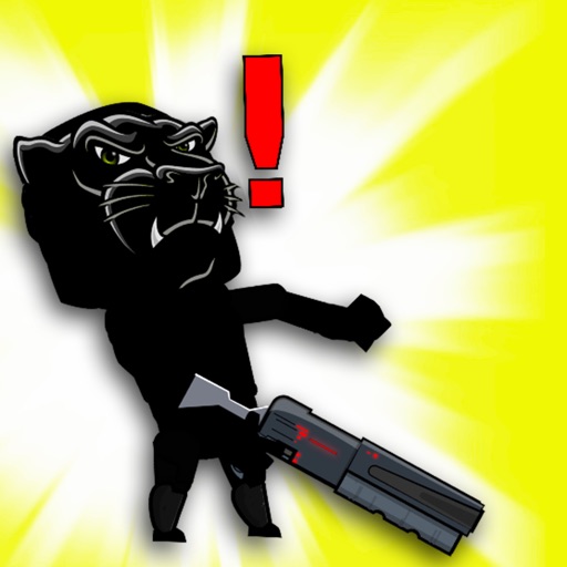 Black Panther Runner Shooter icon