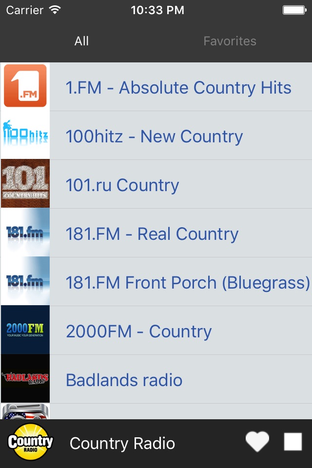 Radio Country screenshot 2