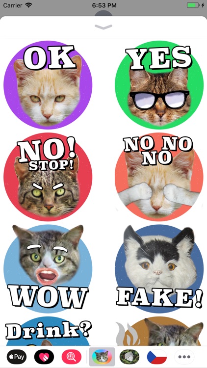 Cat Stickers Meow