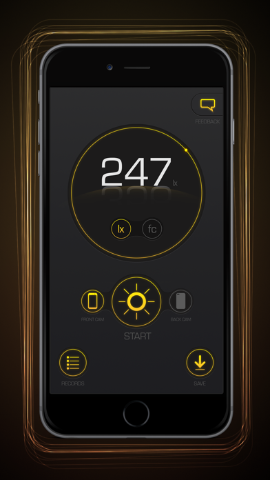 Lux Light Meter - lux measurement tool to measure light intensity in lx and foot candle Screenshot 2