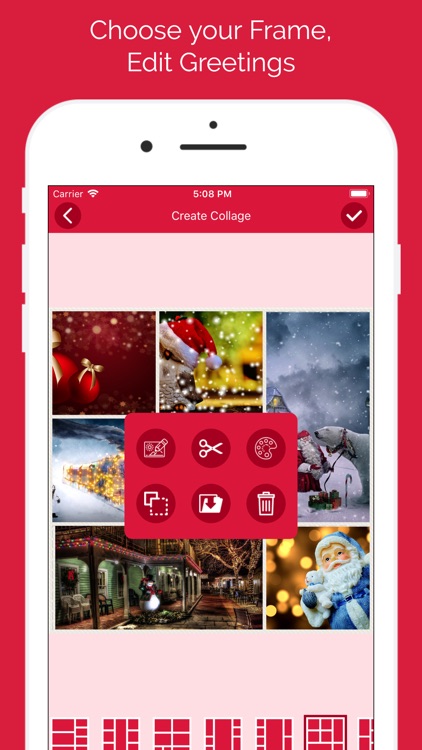 Christmas Photo Collage Frames