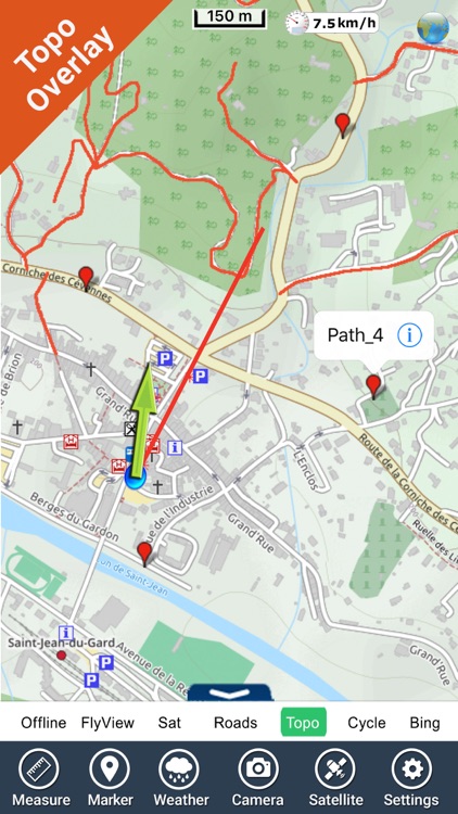 Cevennes NP GPS Map navigator