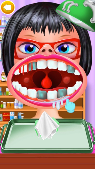 Nerdy Girl Dentist Braces Game screenshot 2