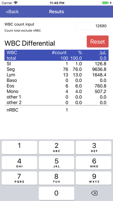 WBC Counter screenshot 4