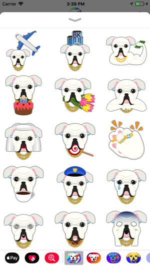 Blinged Out White Bulldog(圖1)-速報App