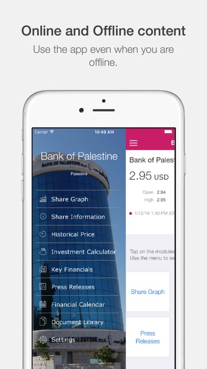 Bank of Palestine IR