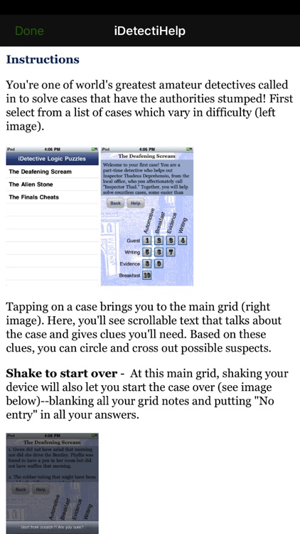 iDetectiveLt Logic Puzzles screenshot-4