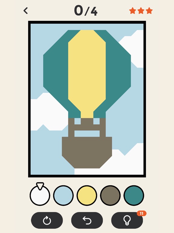 ERASE - coloring puzzle game для iPad