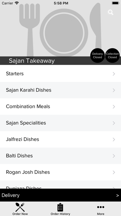 How to cancel & delete Sajan Takeaway from iphone & ipad 2