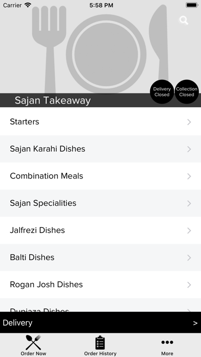 Sajan Takeaway screenshot 2