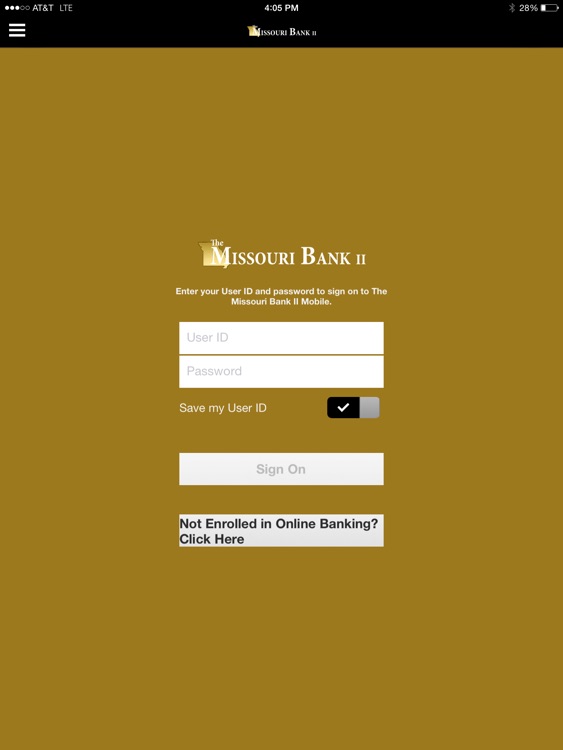 The Missouri Bank II for iPad