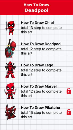 Draw Deadpool(圖2)-速報App