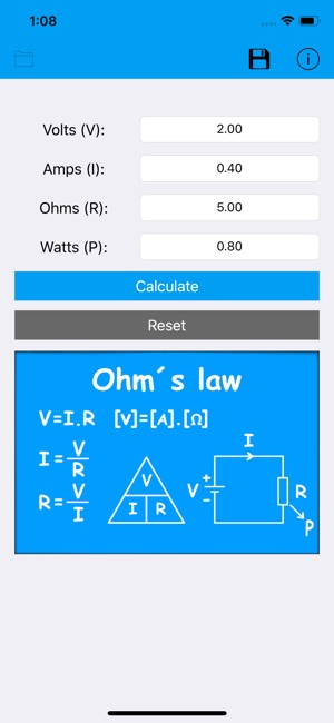 Ohm's Law Calc. Pro(圖3)-速報App