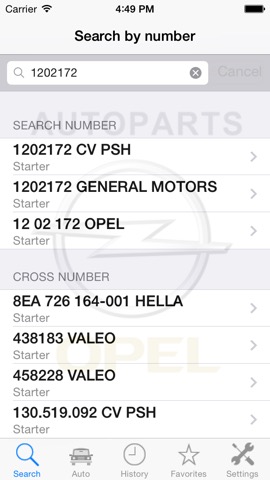 Autoparts for Opelのおすすめ画像1