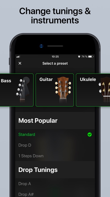 Guitar Tuner Pro, Bass,Ukulele