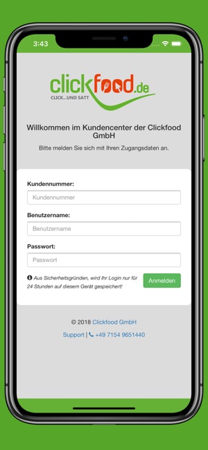 Clickfood Kundencenter(圖1)-速報App