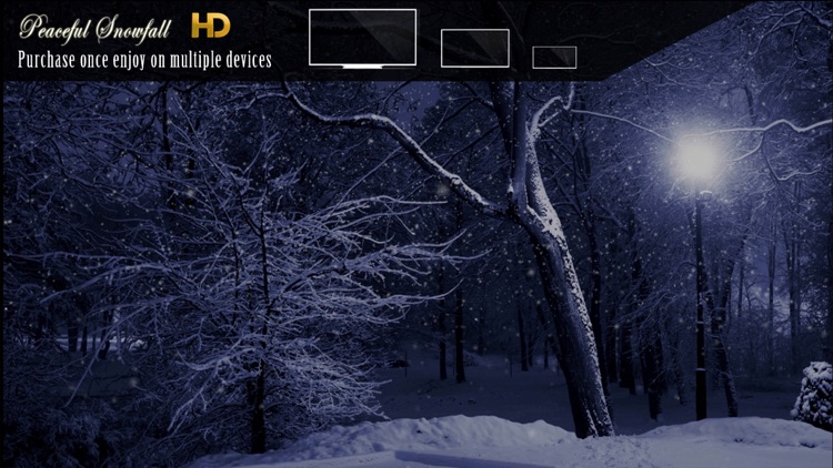 Peaceful Snowfall HD