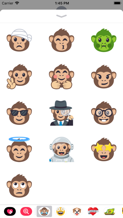 Monkey Pack by EmojiOne screenshot 4
