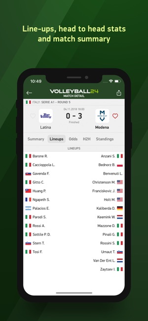 Volleyball 24 - live scores(圖4)-速報App